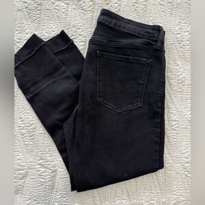 Old navy high rise super skinny • black jeans • size 12